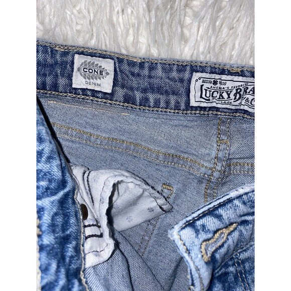 Lucky Brand Jeans Ava Skinny Size 00 / 24 Women’s Blue Cone Denim - Picture 5 of 10